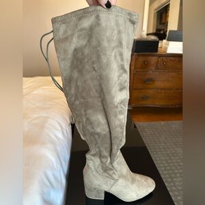 Over the Knee Suede Boots
